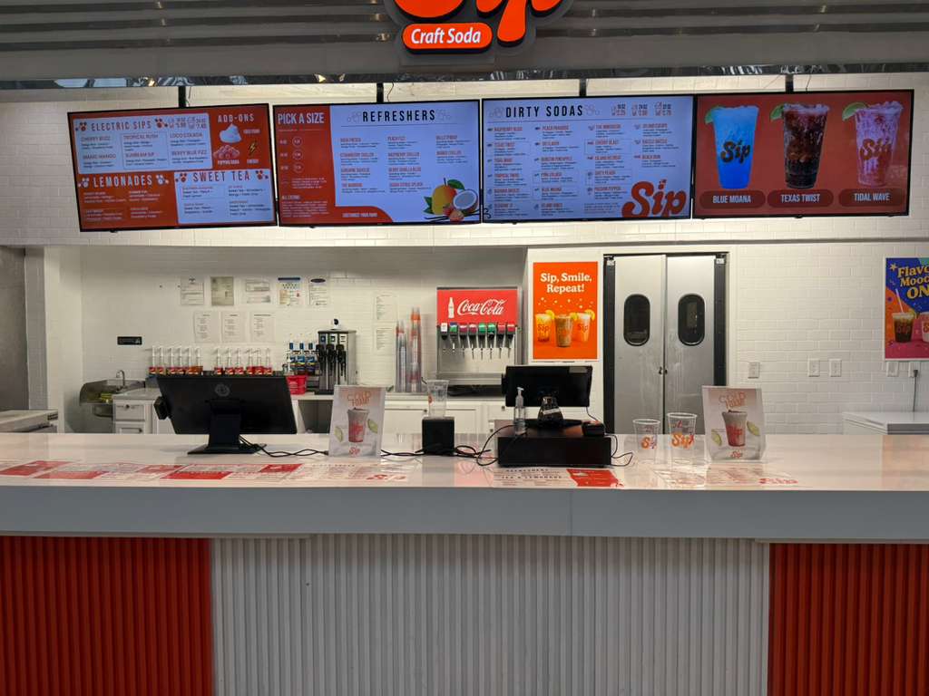 Sip Craft Soda inside Hulen Mall